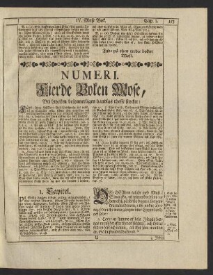 Numeri. Fierde Boken Mose, ...