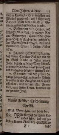 Auffs Fest der Erscheinung Christi