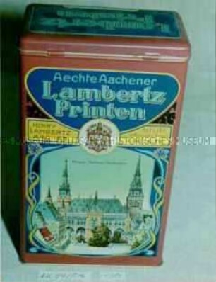 Blechdose für 400 Gramm "Lambertz Printen"