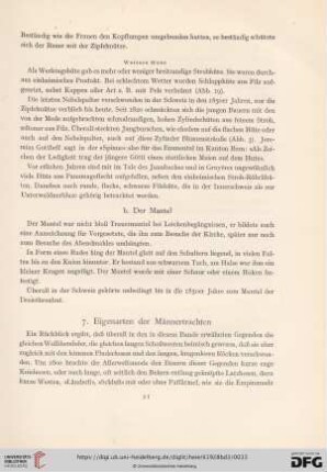 7. Eigenarten der Männertrachten