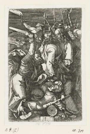 Gefangennahme Christi, Blatt 3 der Folge "Passion Christi"