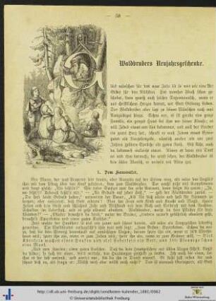 Waldbruders Neujahrsgeschenke.