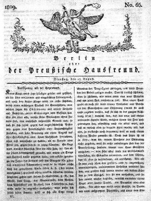No. 66., 15. August 1809