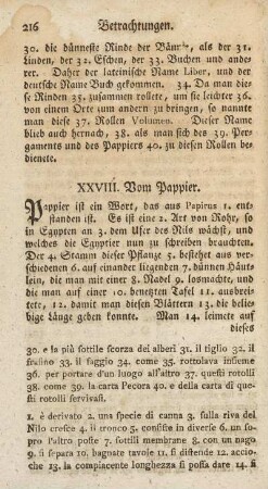 XXVIII. Vom Pappier
