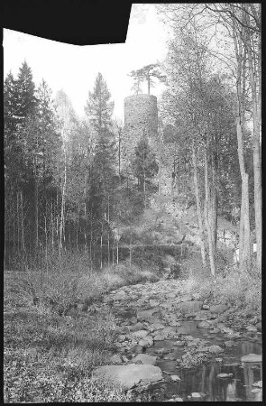 Zöblitz. Burgruine Niederlauterstein
