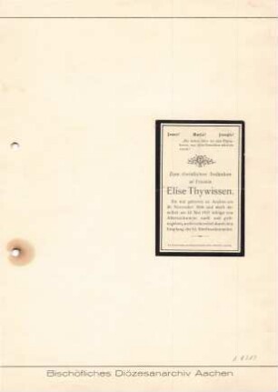 Thywissen, Elise