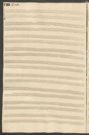 [leere Seiten, für Sonate VIII vorgesehen]