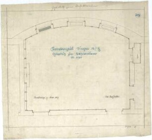 Billing, Hermann; Singen; Krankenhaus - Refektorium (Grundriss)
