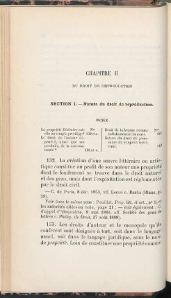 Chapitre II. Du droit de reproduction