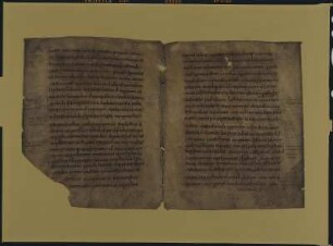 Chronik des Thietmar von Merseburg (Thietmari Merseburgensis episcopi Chronicon). 1012–1018. Bl. 2v und Bl. 3r. Handschrift auf Pergament; 22 x 18,5 cm. Dresden: SLUB Mscr.Dresd.R.147