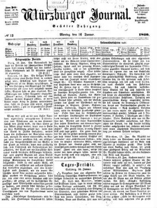 Würzburger Journal. 1860,1/6 = Jg. 6