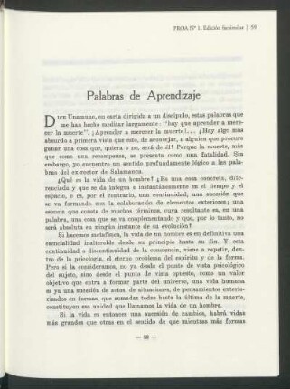 Palabras de aprendizaje