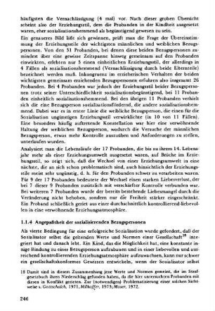 1.1.4 Angepaßtheit der sozialisierenden Bezugspersonen