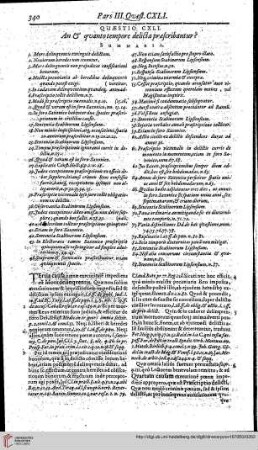 Pars Tertia, Quaestio 141 An et quanto tempore delicta proscribantur