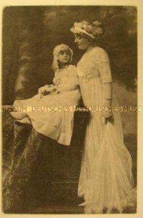 Feldpostkarte: Kriegslazarett "Herzogin von Arensberg" Brüssel; 18. Juni 1918