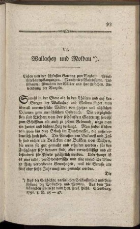 VI. Wallachey und Moldau.