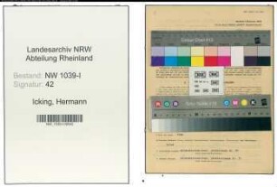 Entnazifizierung Hermann Icking , geb. 09.03.1893 (Studienrat)