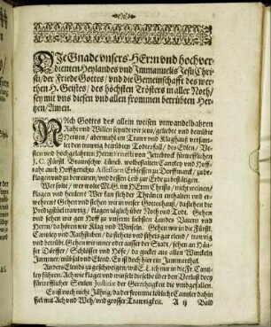 [Christliche Leichpredigt.]
