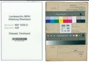 Entnazifizierung Ferdinand Ostwald , geb. 25.11.1922 ()