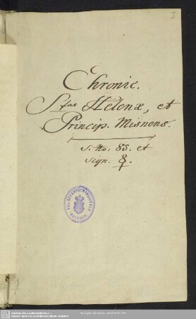 Libellus de Constantino Magno et Helena (lat.) - Mscr.Dresd.J.46