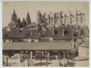 Abteikirche Saint-Ours und Schloss (Logis Royal), Loches: Ansicht