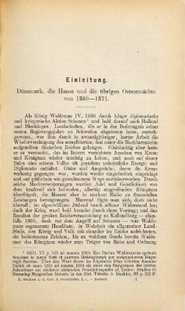 Die Kölner Konföderation vom Jahre 1367 und die schonischen Pfandschaften : Hansisch-dänische Geschichte 1367 - 1385