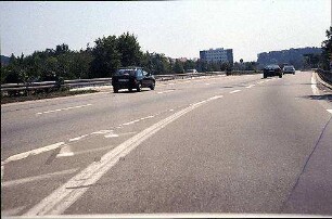 Ausfahrt aus Kreisel (Heilbronn Richtung Stuttgart)