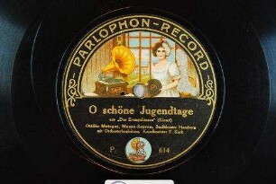 O schöne Jugendtage : aus "Der Evangelimann" / (Kienzl)