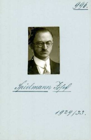 Spielmann, Josef, Wirtschaftspartei