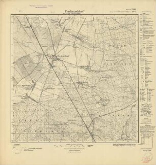 2349 (alte Nr.: 957) Ferdinandshof, Meßtischblatt (4cm - Karte)