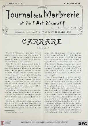 Nr. 23 (1er Octobre 1904)