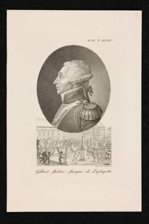 Bildnis des Gilbert Mottier de Lafayette