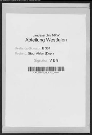 Clarholz Secretarius c(ontr)a ahlen paquett, Barcholz agent.