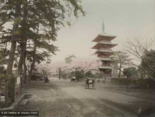 Ansicht einer Pagode im Stadtteil Yanaka/Tôkyô