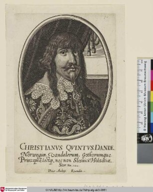 Christianus Quintus Daniae [Christian Kronprinz von Dänemark]