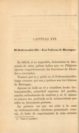 Capitulo XVI. El Gobernadorcillo. ...