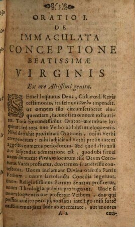 Orationes Nicolai Avancini ..., 2. De Beatissima Virgine Deiparente, Et Sanctis