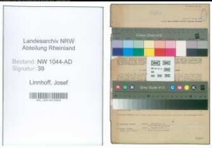 Entnazifizierung Josef Linnhoff , geb. 24.04.1901 (Amtsangestellter)