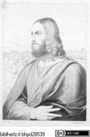 L'Imperiale e Reale Galleria Pitti / illustrata per cura di Luigi Bardi, Firenze : Tipografia Galileiana, 1837-1842, Band 1., Tafel 101: Jesus