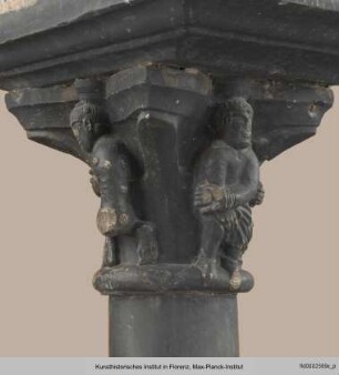 Kapitell mit der Steinigung des Heiligen Stephanus (oder Hiob?) - N7B8