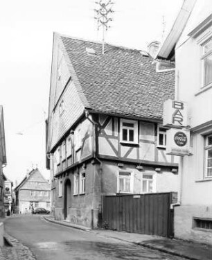 Fachwerkwohnhaus; Nidda, Schloßgasse 11