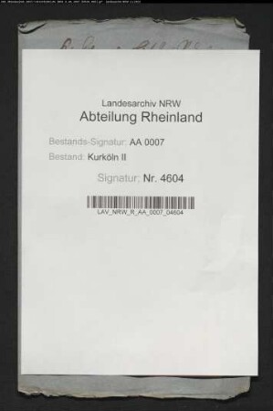 Kurköln gegen den Bischof zu Paderborn wegen der Vergebung der Kanonikate, Präbenden und Benefizien in Paderborn