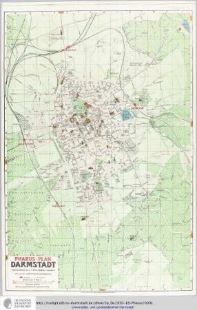 Pharus-Plan Darmstadt