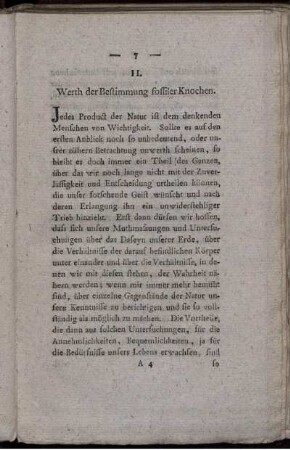 II. Werth der Bestimmung fossiler Knochen