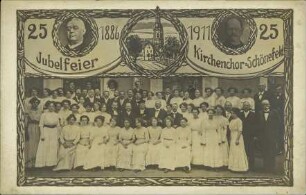 1886 1911 Jubelfeier Kirchenchor-Schönefeld.