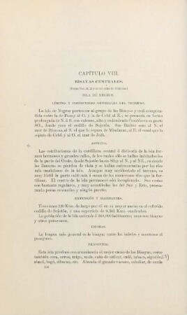 Capítulo VIII. Bisayas centrales