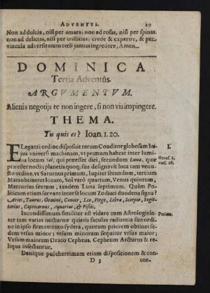 Dominica Tertia Adventus.