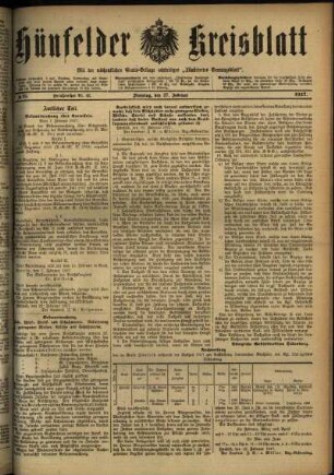 Ausgabe vom Dienstag, den 27. Februar 1917.