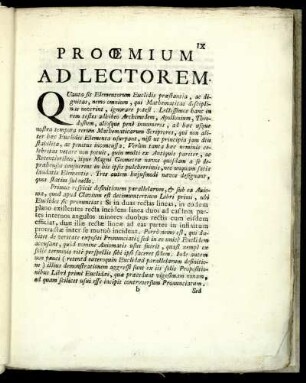 PROŒMIUM AD LECTOREM