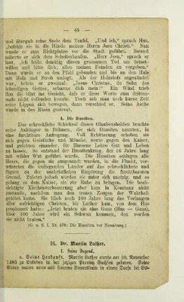 16. Dr. Martin Luther